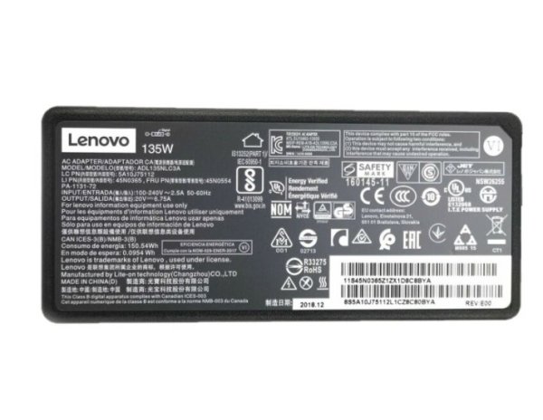 135W Lenovo Ideapad L340-17IRH 81LL005URA Adapter Oplader