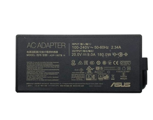 20V 9A 180W Asus TUF765GE TUF765GM Adapter Oplader +Netsnoer