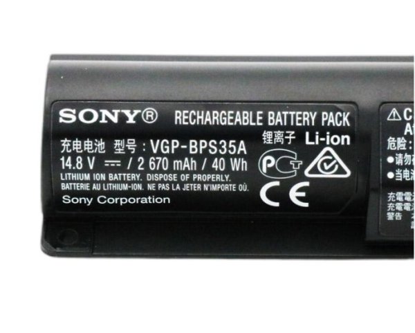 40Wh Sony Vaio SVF1421L1E SVF1421P2E SVF1421S1e Accu Batterij