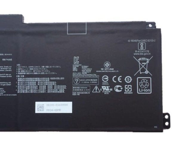 3 Cell 3640mAh 42Wh Accu Batterij Voor Asus VivoBook E510KA