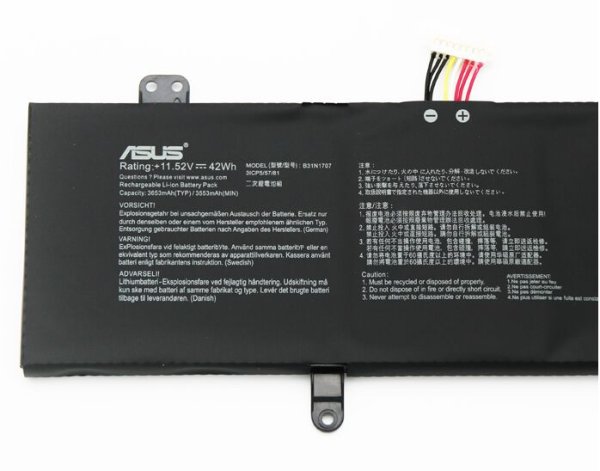 3630mAh 42Wh Asus X411UQ-1B Accu Batterij