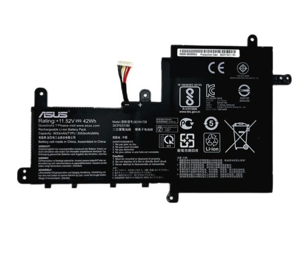 2 Cell 3653mAh 42Wh Accu Batterij Voor Asus S5300FF S5300UN