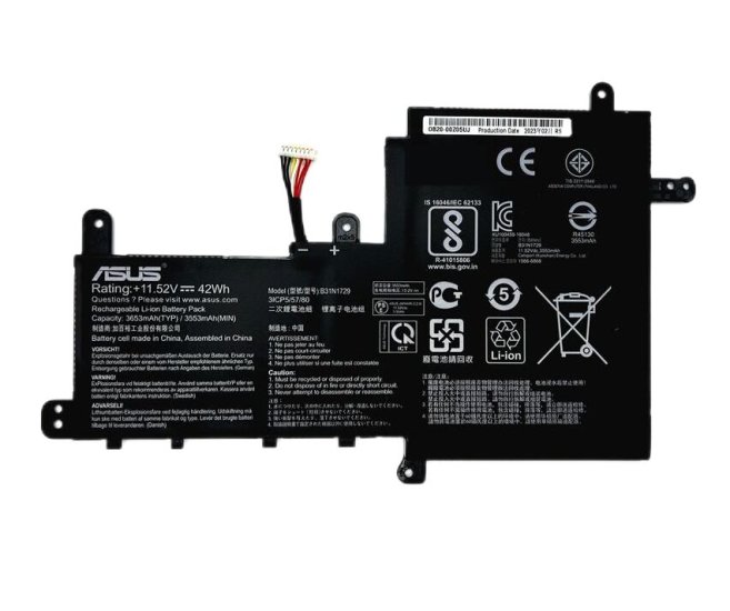 2 Cell 3653mAh 42Wh Accu Batterij Voor Asus S530FN-BQ098T S530FN-BQ103T