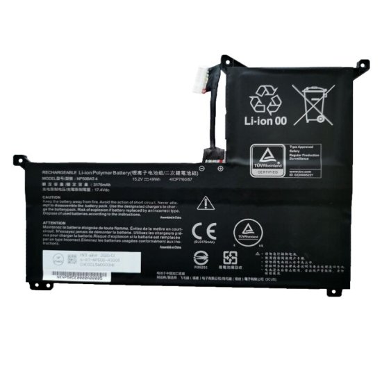 3175mAh 49Wh Clevo NP50BAT-4 Laptop Accu Batterij