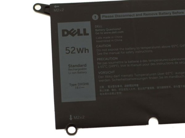 6500mAh 52Wh Dell XPS 13 9380-GTM37 Accu Batterij