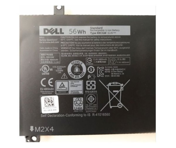 4666mAh 56Wh Accu Batterij Voor Dell XPS 15 9560-GPRDR