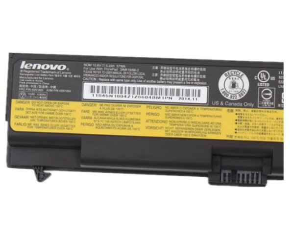 70+ 5200mAh 57Wh Lenovo ThinkPad L420 7827-32U Accu Batterij