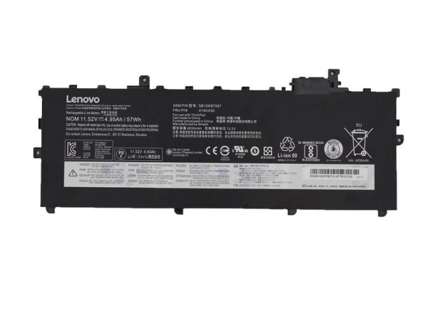 57Wh Lenovo ThinkPad X1 Carbon 6th Gen 20KG0026EQ Accu