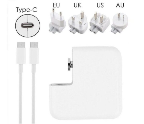 61W USB-C Apple MacBook Pro Z0Z4-MXK6-12-BH Adapter Oplader + Koord