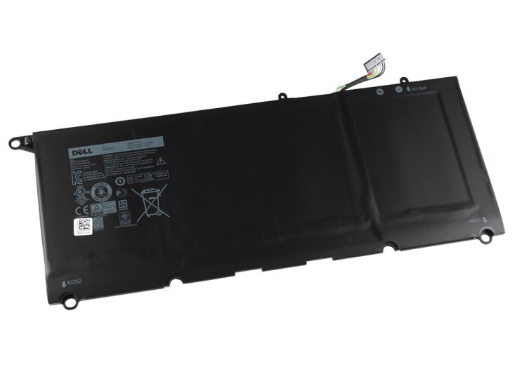 7.6V 60Wh Dell XPS 13 9360 i7-8550U Accu Batterij