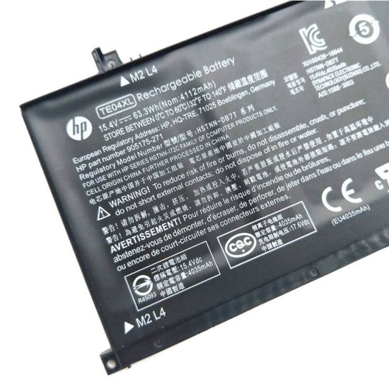 63.3Wh 4112mAh HP 15t-bc200 15-bc416tx Accu Batterij