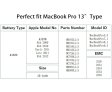 63.5Wh Accu Batterij voor Apple MacBook Pro 13-Inch MB471TA/A