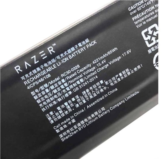 4221mAh 65Wh Accu Batterij Voor Razer Blade 15 RZ09-03287E22-R341