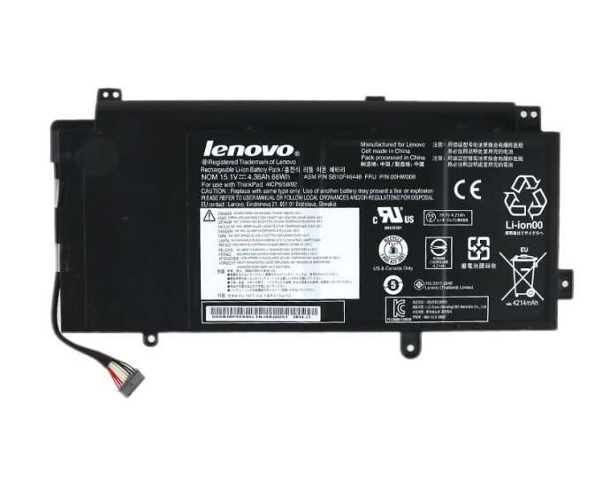 4360mAh 66Wh Accu Batterij Voor Lenovo ThinkPad S5 Yoga 15 Serie