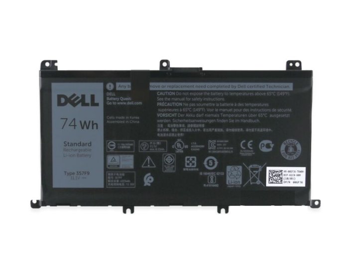 6400mAh 74Wh Dell INS15-7566-D1745R Accu Batterij