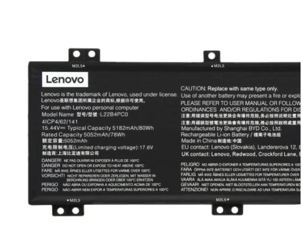 Origineel 5182mAh 80Wh Accu Batterij voor Lenovo Legion Y9000K R9000K