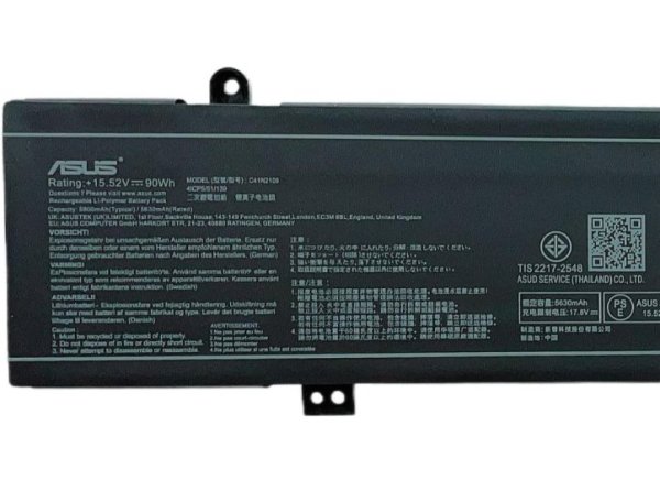 Origineel 5800mAh 90W Accu Batterij voor Asus ROG Zephyrus M16 GU604VI-NM779W