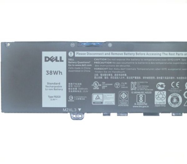 3166mAh 38Wh Dell Inspiron 13-5370-D2625P Accu Batterij
