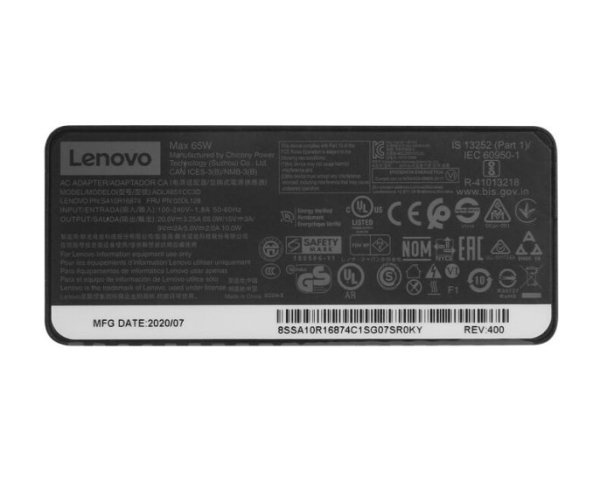 65W USB-C Lenovo ThinkPad X1 Carbon Gen 9 20XW006EIU Adapter