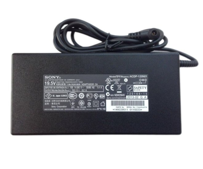 120W Sony 47.6\" W600B Series LED HDTV Adapter Oplader +Koord