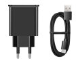 18W USB-C Huawei P30 lite MAR-LX1A Adapter Oplader + Gratis Netsnoer