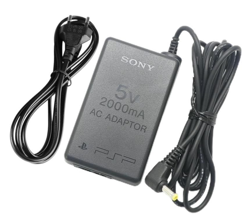 5V 2000mA Origineel Sony PSP 1000 2000 3000 Adapter Oplader + Netsnoer