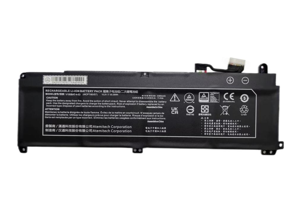 53.35Wh 3410mAh Hasee V150BAT-4-53 Accu Batterij