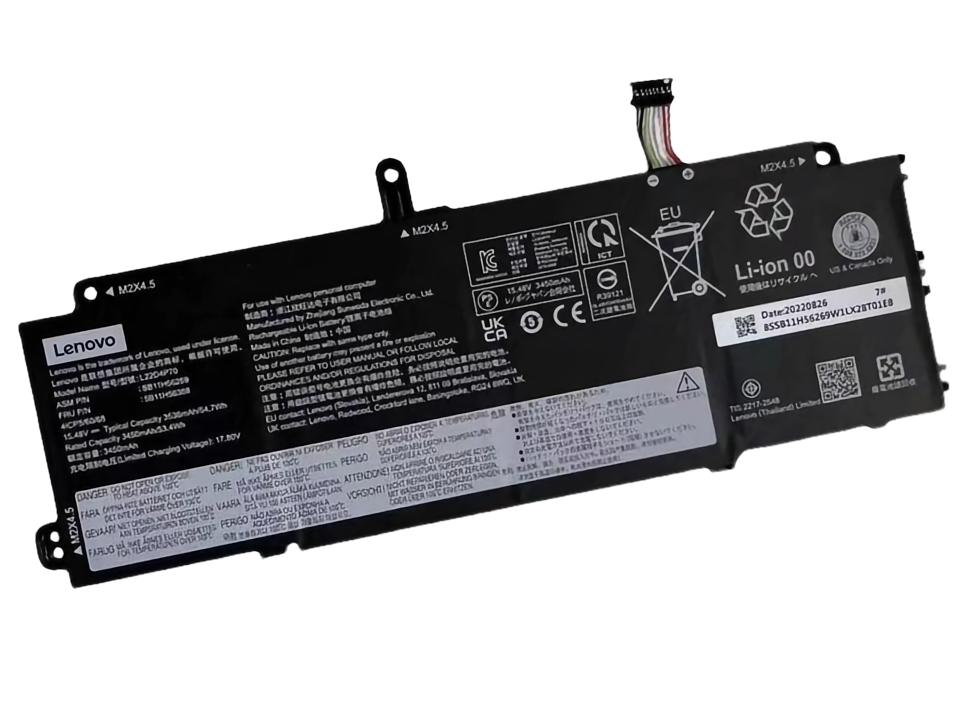 Origineel 3536mAh 54.7Wh Accu Batterij voor Lenovo ThinkPad X13 Gen 4(Intel)21EX002XGQ - Klik op de afbeelding om het venster te sluiten