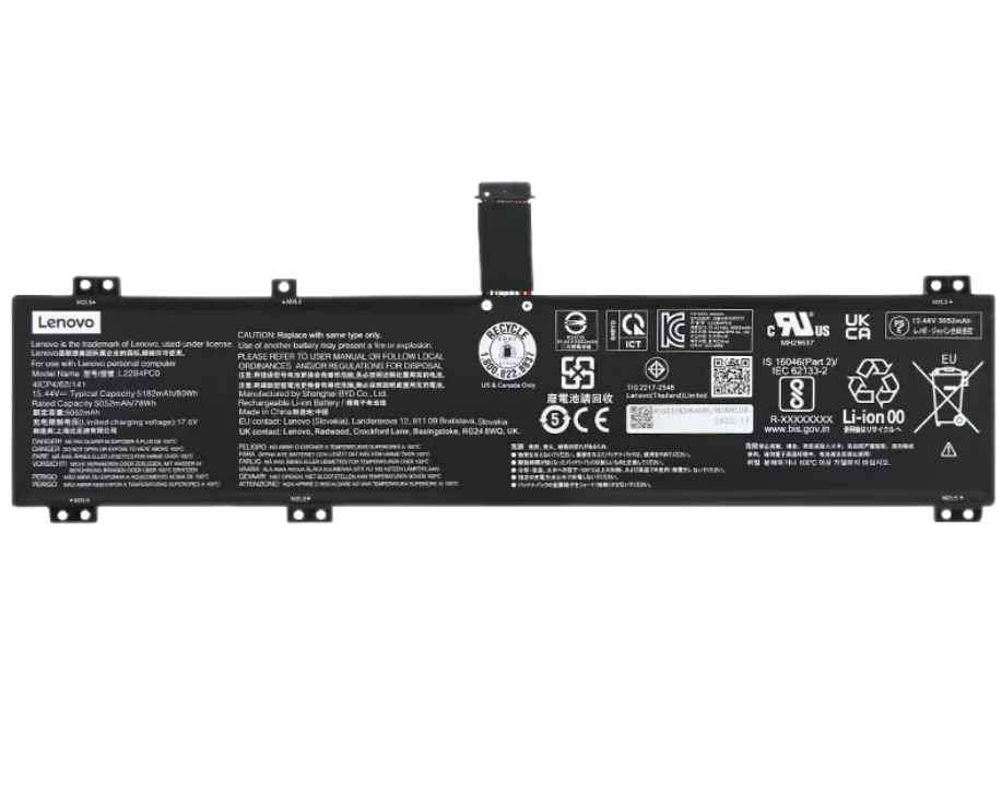 Origineel 5182mAh 80Wh Accu Batterij voor Lenovo Legion Y9000K R9000K